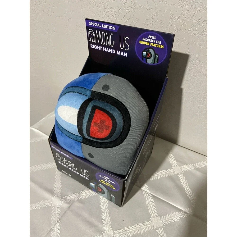 Among Us Right Hand Man Plush with Original Sound and Glowing Visor